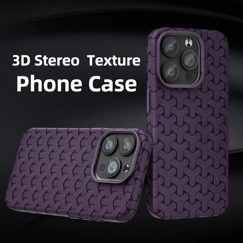 Weave Leather 3D Cover