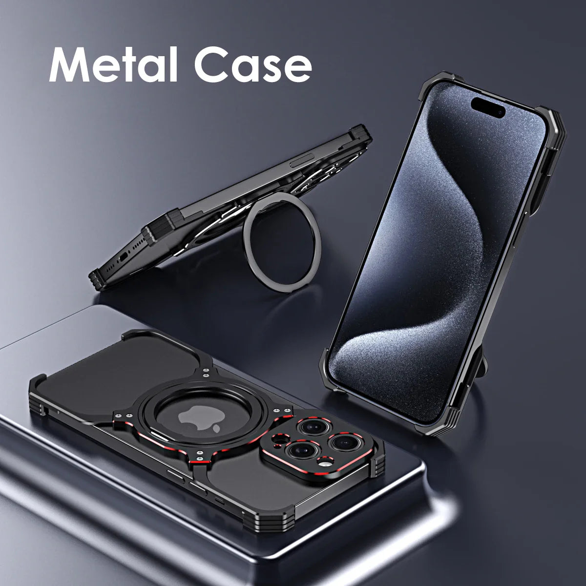 Metal Rimless Magnetic Cover
