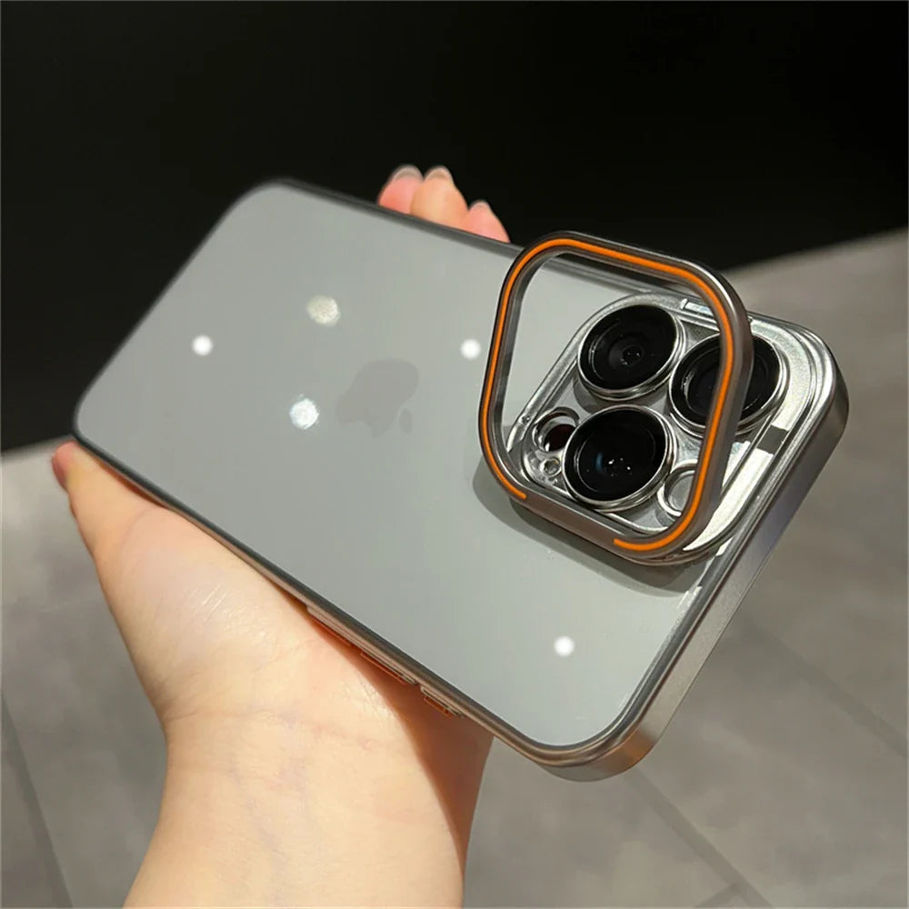 Electroplated kickstand cover
