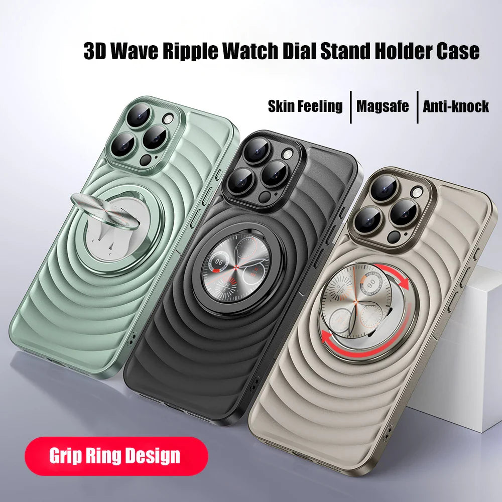 3D Wave Ripple Watch Stand Cover
